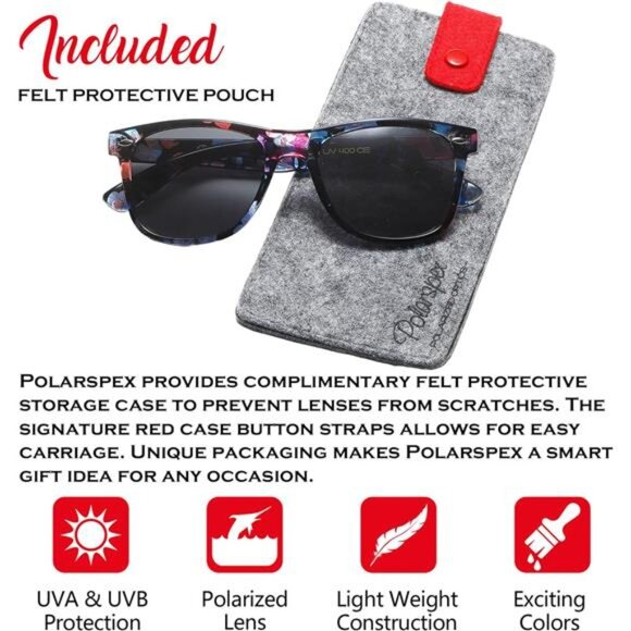 Polarized Sunglasses Men Women UV Protection Retro Driving Fishing Lightweight - Picture 2 of 7